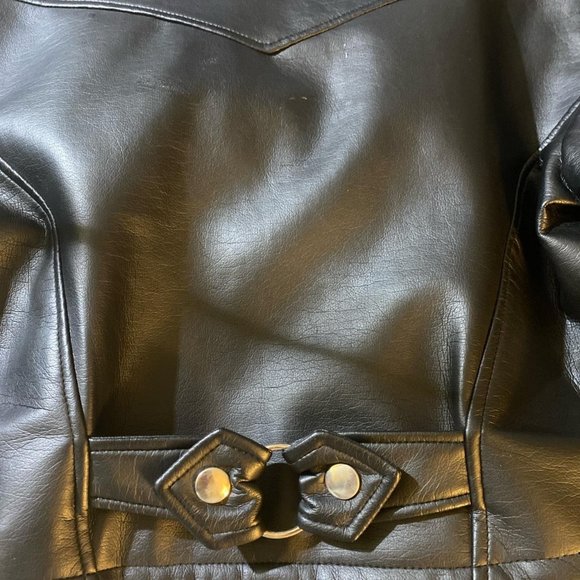 Small Faux Leather Jacket - Picture 4 of 4